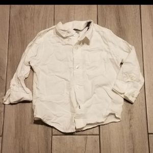 🐬 Children's Place white button down Long Sleeve🌻🍎🍋 🌷 🍀 ❄️ 🍂🧁🎀🦄🪻🐠🍬